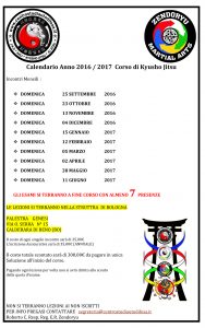 Calendario Anno 2016-2017